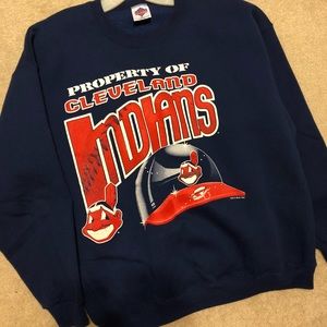 Vintage Cleveland Indians crew neck sweatshirt